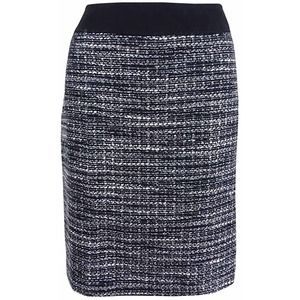 Tahari Metallic Boucle Knee Length Pencil Skirt
